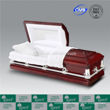 LUXES American Cheap Burial Wooden Caskets For Funeral